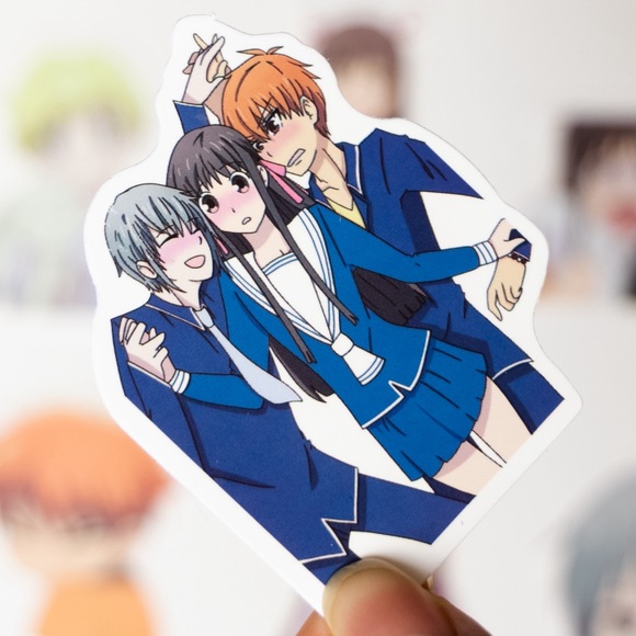 16 pcs Fruits Basket Vinyl stickers decals - Picture 2 of 3